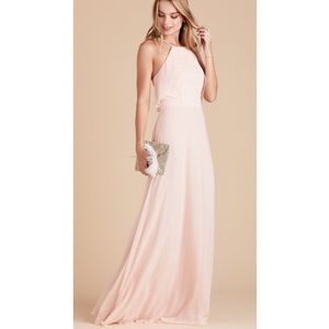 Blush bridesmaid dress